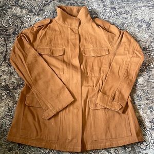 Women’s zip up military style jacket - Size larg